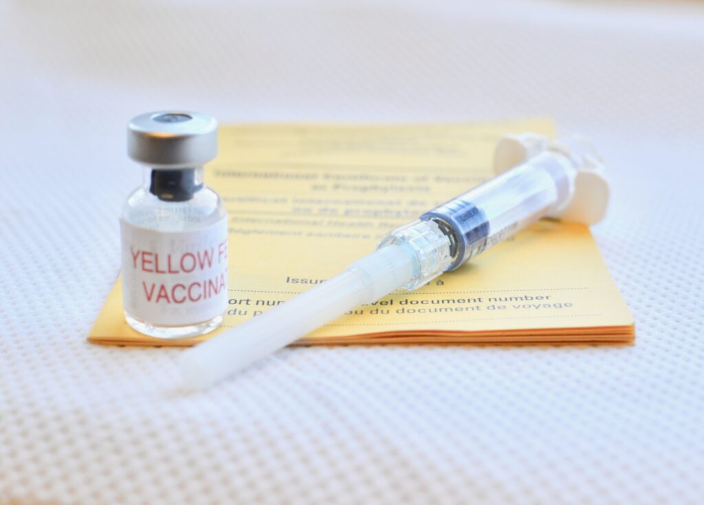 how to get yellow vaccine book