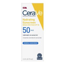 Cerave Hydrating Sunscreen Face Lotion Spf 50