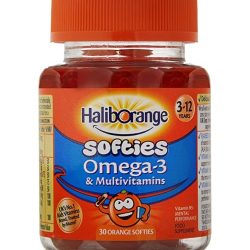 Haliborange kids multivitamin plus omega-3 fruit softie