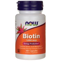 Now Foods Biotin 1000mcg 100 Veg Capsules